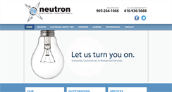 Desktop Screenshot of neutronelectrical.com